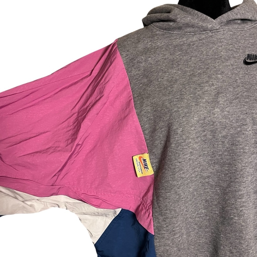 Nike Sportswear Icon Clash Pullover Hoodie Colorblock Vintage Look — Size XS - Picture 6 of 13